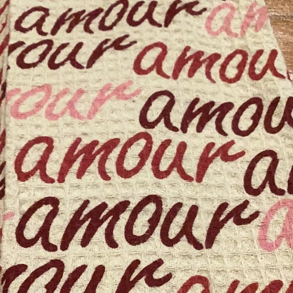 Rachel Zoe Amour Valentine Kitchen Towels - set of 3